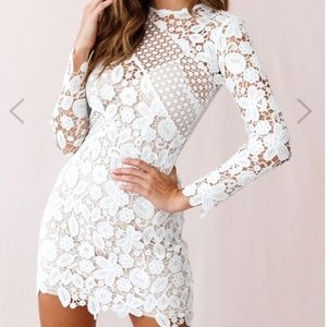 Reinhart Floral Asymmetrical Mesh Selfie Leslie